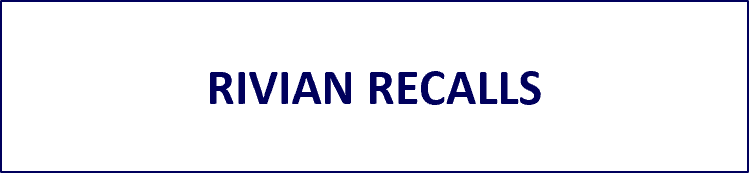 Rivian Recalls Icon