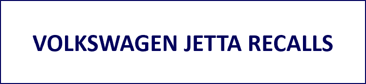 Volkswagen Jetta Recalls Icon