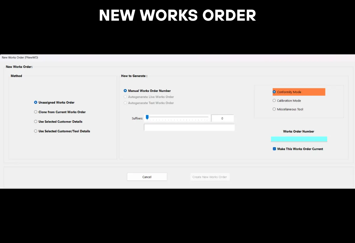 Setting up a new calibration on Kepler 4 torque calibration program