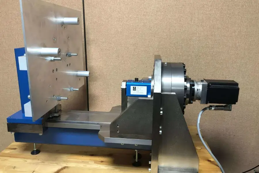 Vertical Extension Plate fitted onto an AWS Universal Torque Calibration Machine