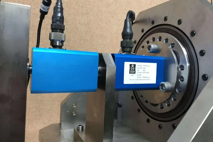 Two AWS torque transducers in series within a machine