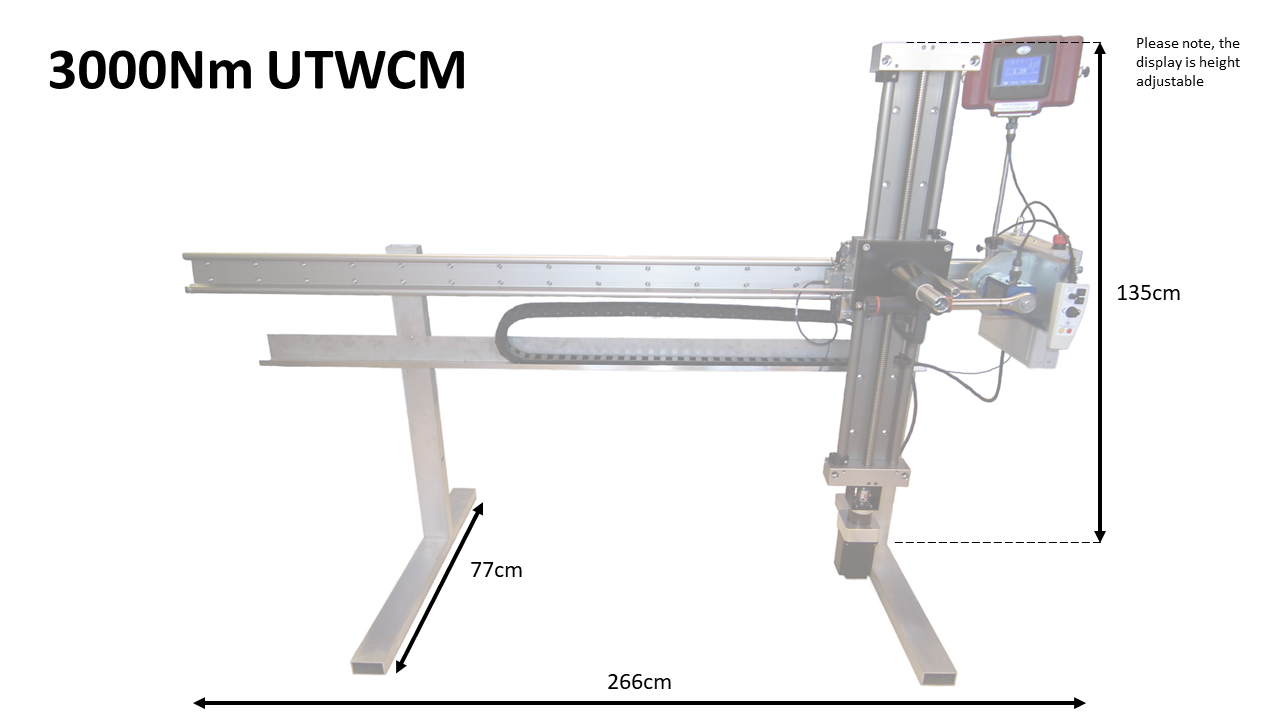 3000Nm UTWCM Dimensions