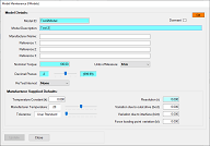 Kepler 4 Models Maintenance Screen