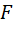 Force Symbol
